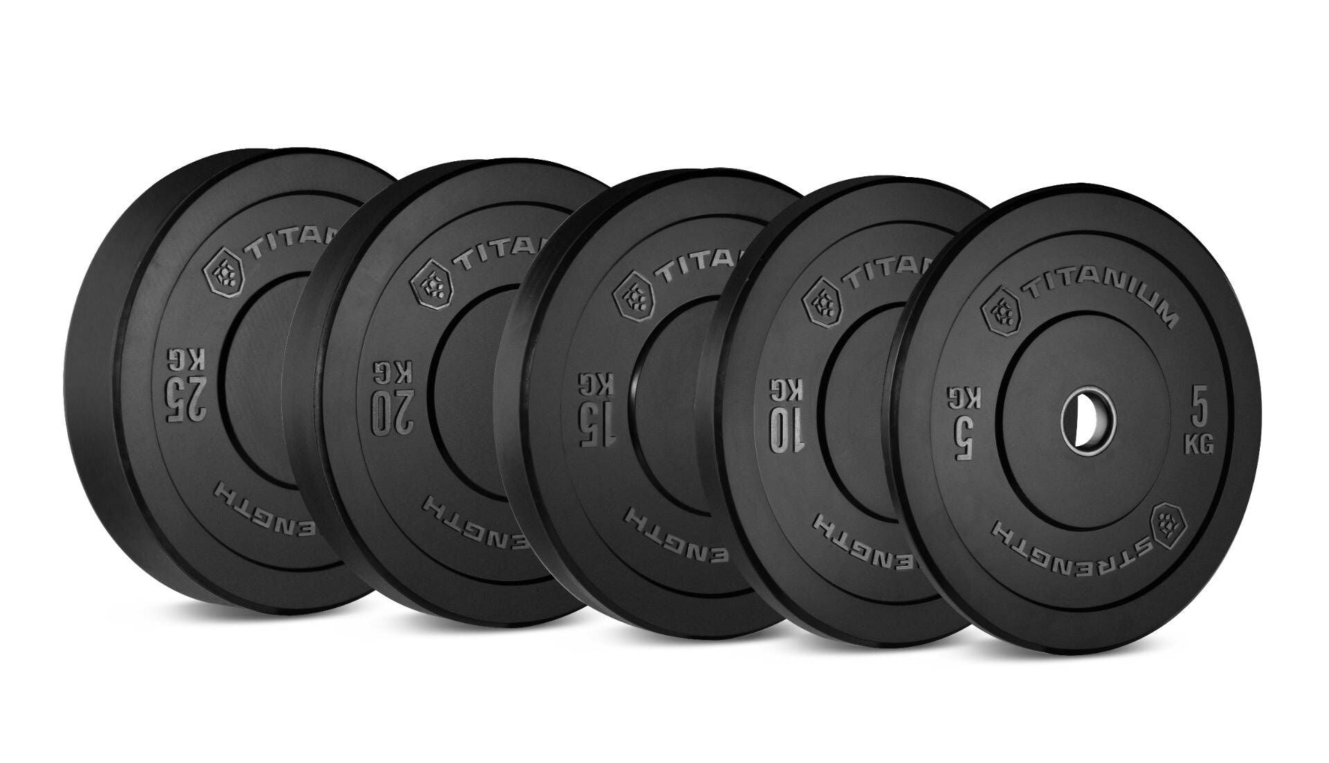 Disques Olympiques Noirs (Bumper)
