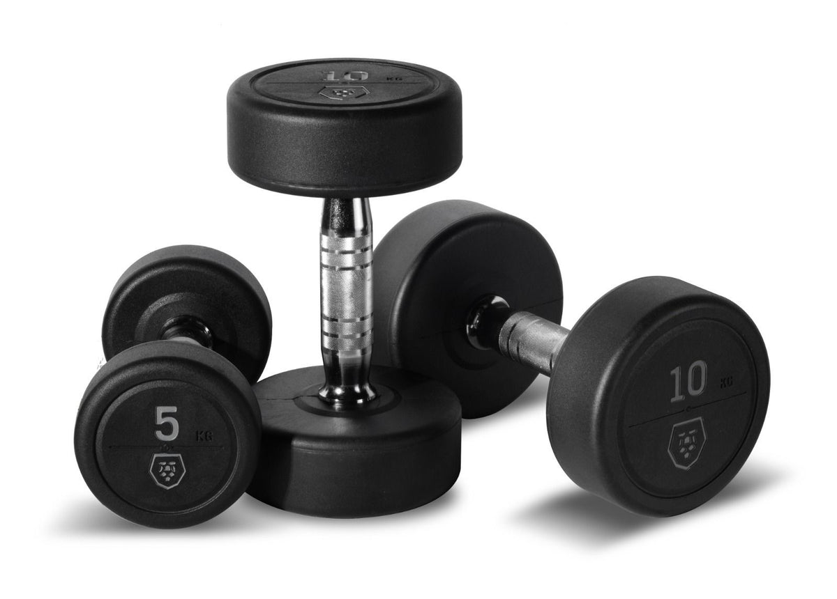 Jeu Haltères Ronds 2,5- 25Kg + Rack HD25
