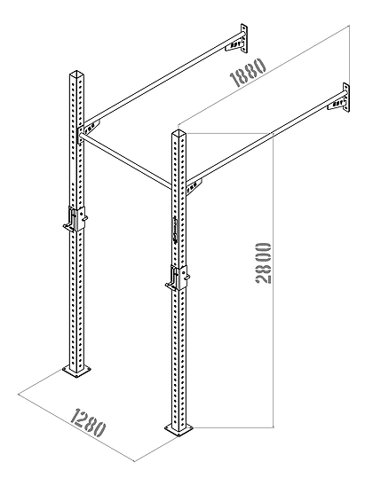 Rack multi post Crossfit