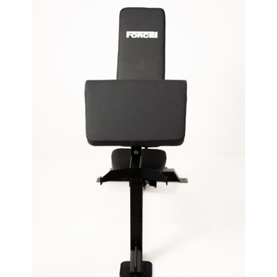 Force USA MyBench V2 - Banc Réglable avec Pupitre de Biceps et Extension de Jambes