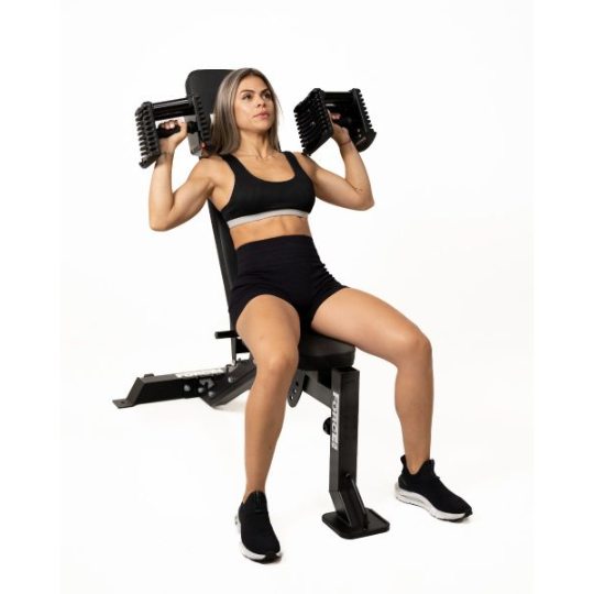 Force USA MyBench V2 - Banc Réglable avec Pupitre de Biceps et Extension de Jambes