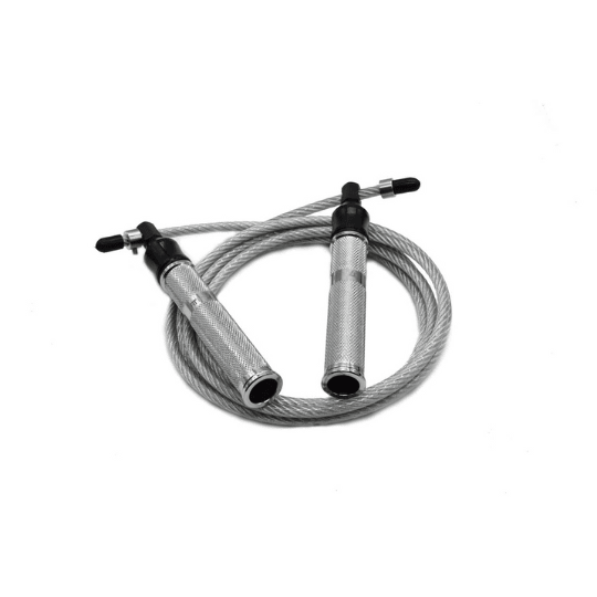 Corde à Sauter Lestée 3-en-1 – Poids Interchangeables 75g/125g/250g, Longueur Réglable