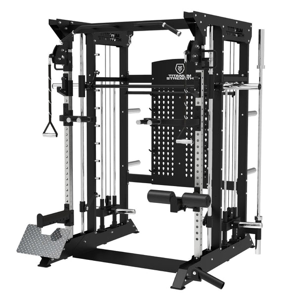 B100 V4 Machine Smith avec Double Poulie + Rack B100 V4