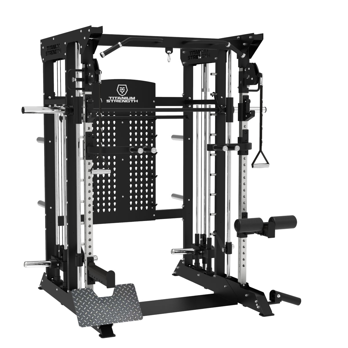 B100 V4 Machine Smith avec Double Poulie + Rack B100 V4