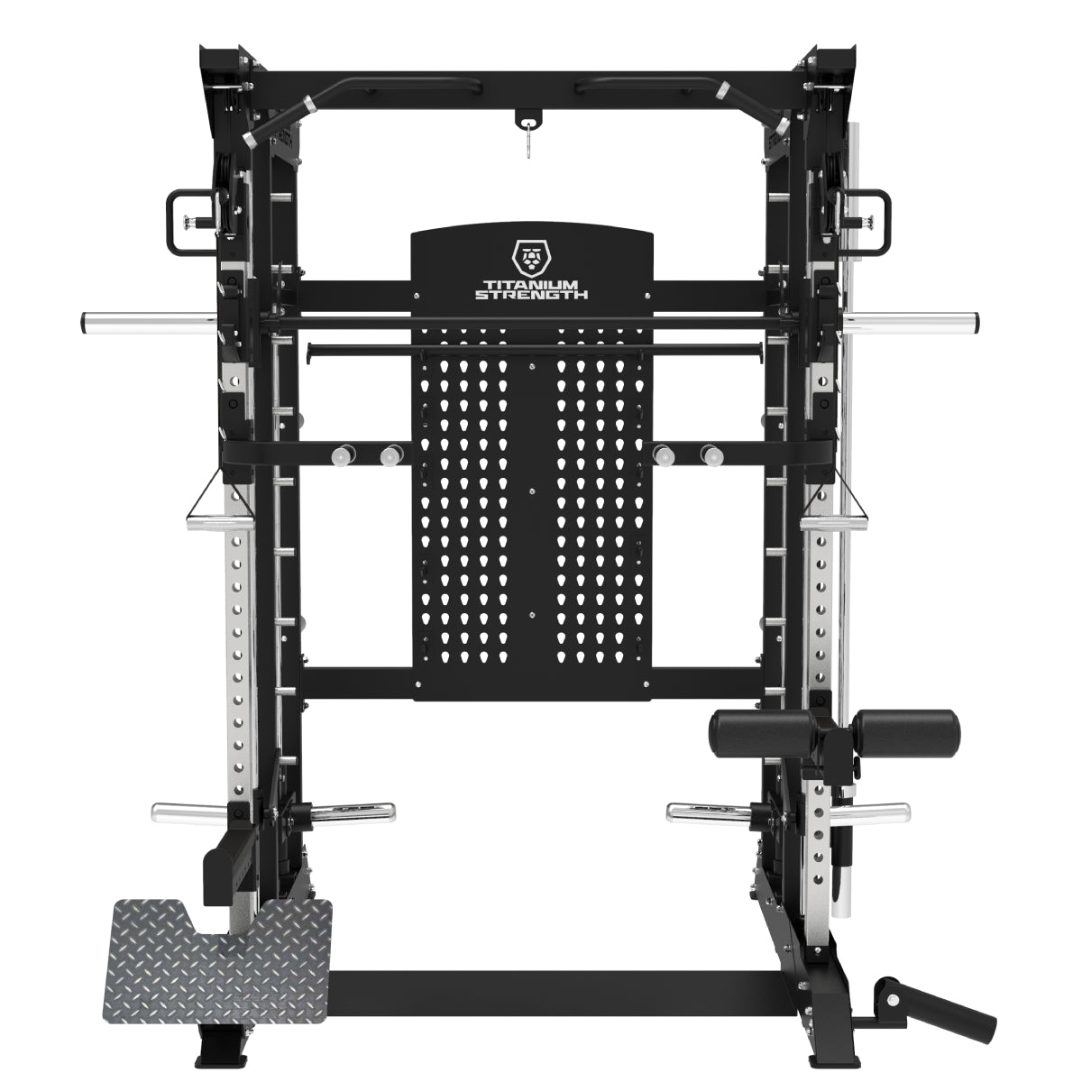 B100 V4 Machine Smith avec Double Poulie + Rack B100 V4