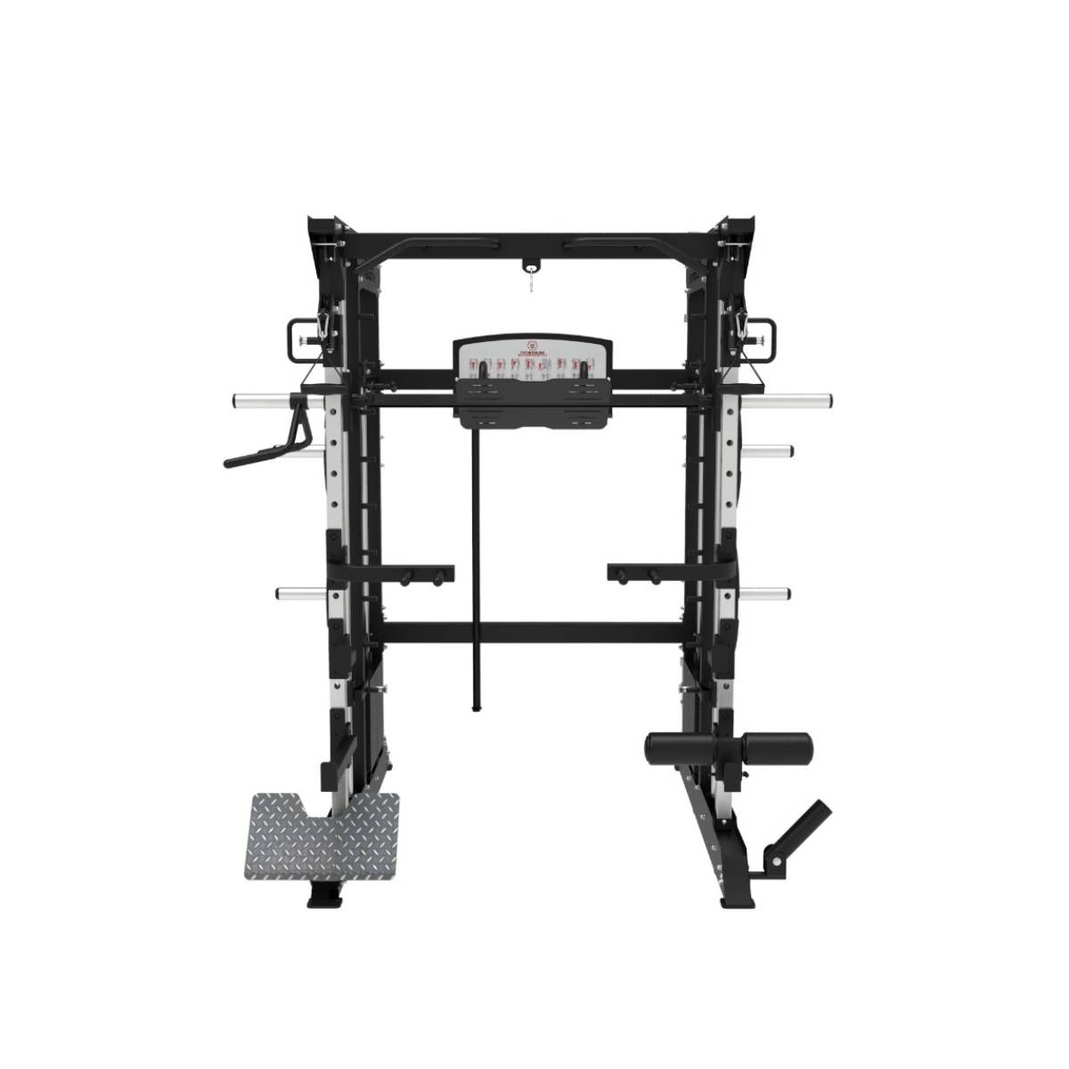 MULTIPOWER - MACHINE SMITH AVEC DOUBLE POULIE + PILE DE POIDS DE 200 K ...