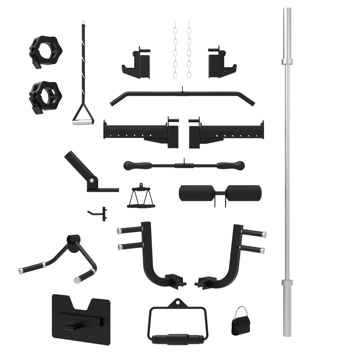 B200 V4 Multipower - Machine Smith avec Double Poulie + Pile de Poids de 240 kg Inclus