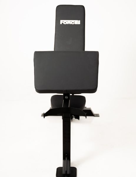 Force USA MyBench V2 - Banc Réglable avec Pupitre de Biceps et Extension de Jambes