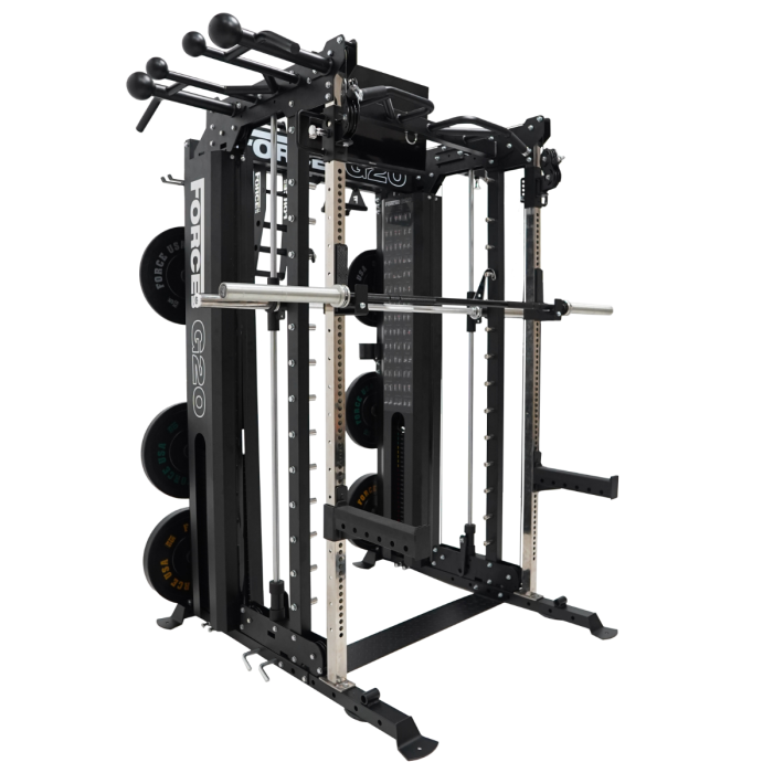 Entraîneur tout-en-un G20 V2 Pro™ - Machine Smith Multipuissance, double poulie et presse verticale