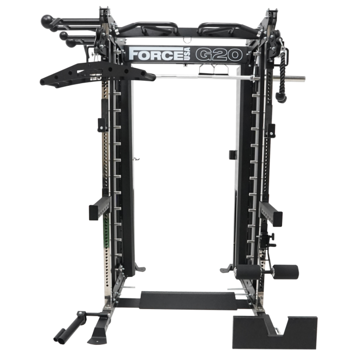 Entraîneur tout-en-un G20 V2 Pro™ - Machine Smith Multipuissance, double poulie et presse verticale