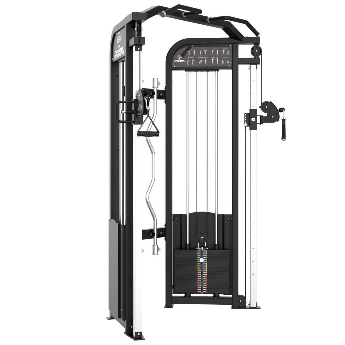 FUNCTIONAL TRAINER DOUBLE POULIE RÉGLABLE ELITE SERIES