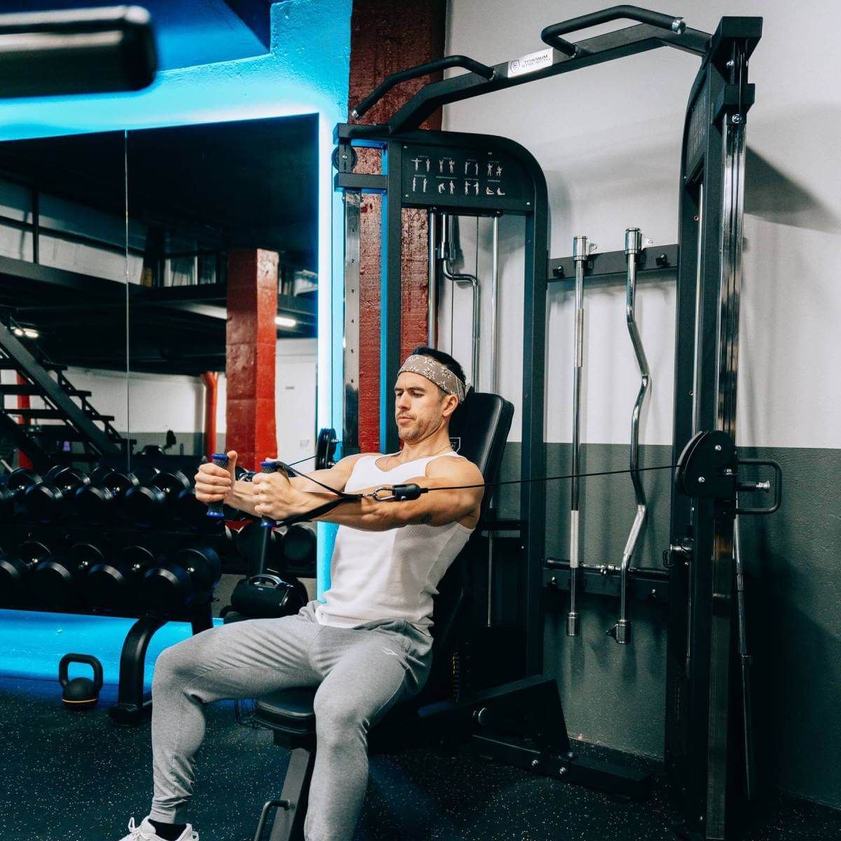 FUNCTIONAL TRAINER DOUBLE POULIE RÉGLABLE ELITE SERIES