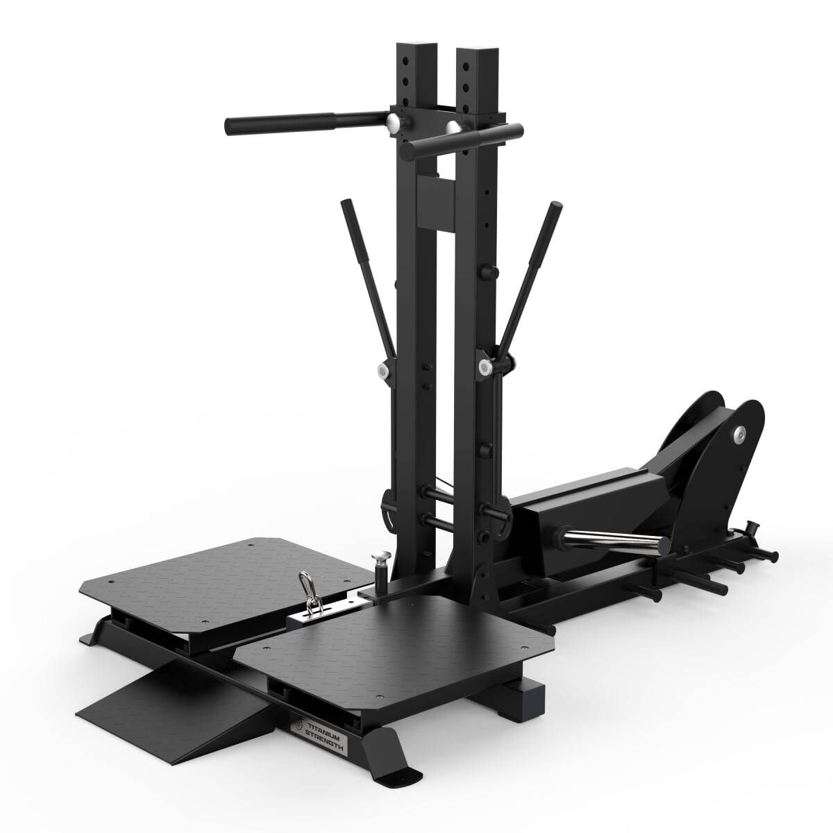 Test : cage de squat Signature Fitness SF-3 avec bras à levier