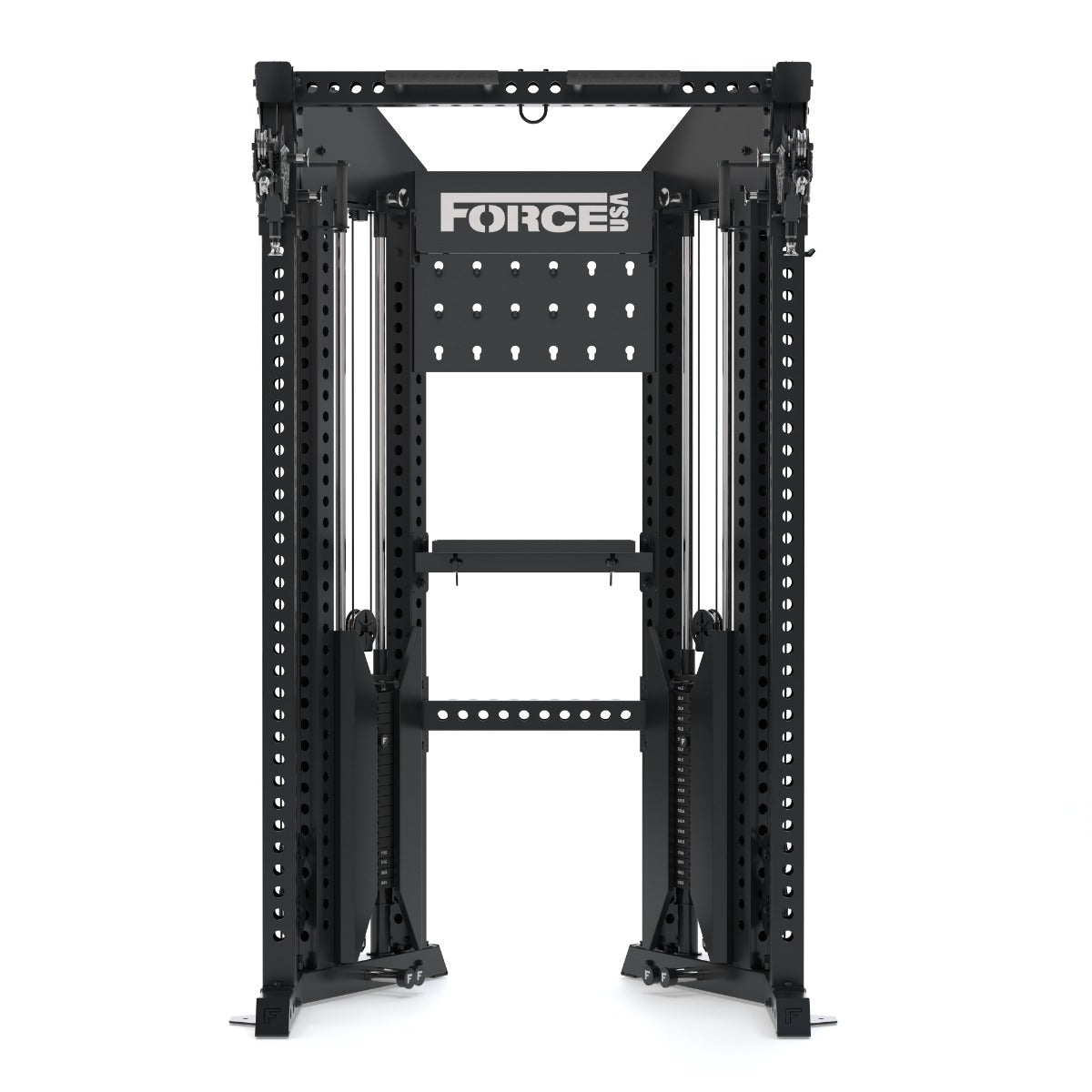 Functional Trainer Rack – Double Poulie Réglable + Rack