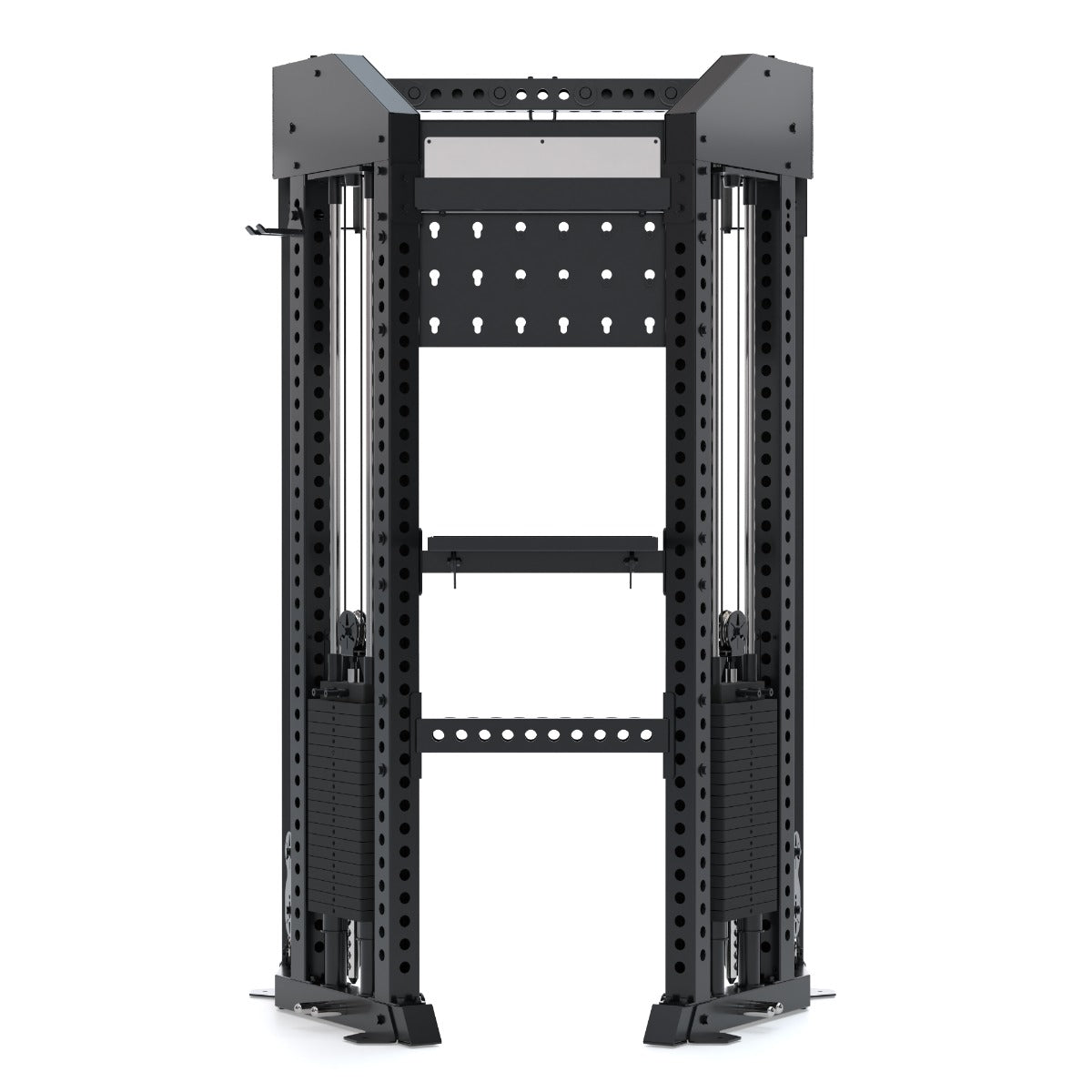 Functional Trainer Rack – Double Poulie Réglable + Rack