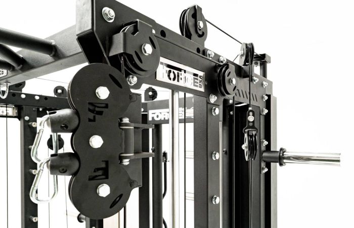 G10® All-In-One Trainer - Machine Smith, Rack + Double Poulie (Rapport de câble 2:1 et 4:1) + 900 € d'Accessoires