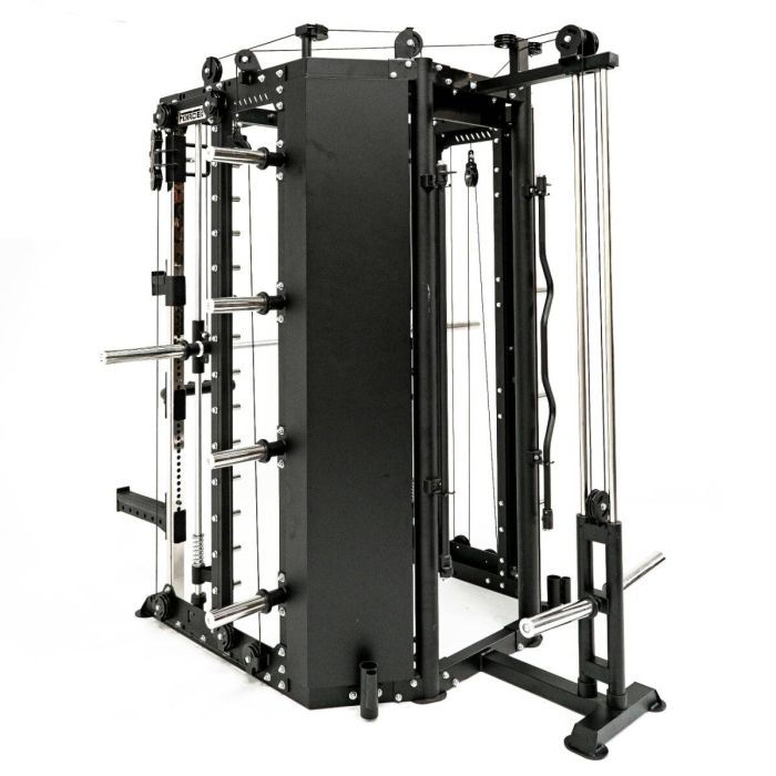 G10® All-In-One Trainer - Machine Smith, Rack + Double Poulie (Rapport de câble 2:1 et 4:1) + 900 € d'Accessoires