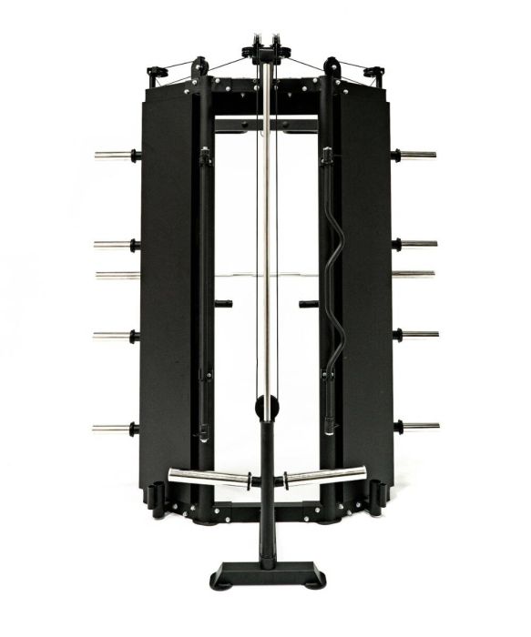 G10® All-In-One Trainer - Machine Smith, Rack + Double Poulie (Rapport de câble 2:1 et 4:1) + 900 € d'Accessoires