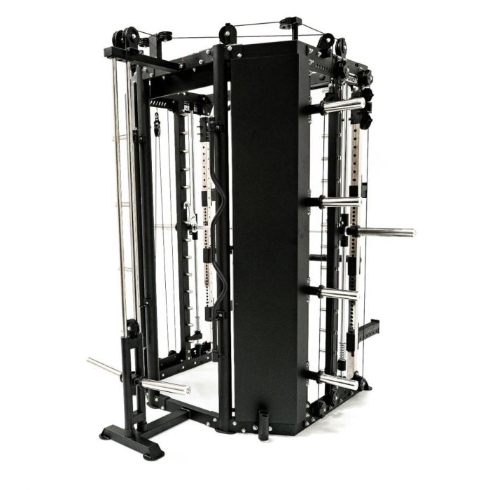 G10® All-In-One Trainer - Machine Smith, Rack + Double Poulie (Rapport de câble 2:1 et 4:1) + 900 € d'Accessoires