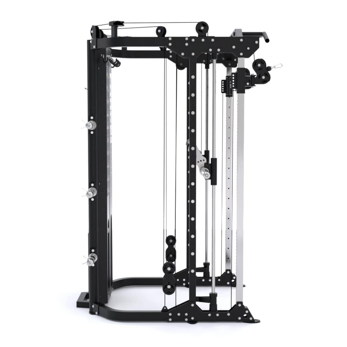 G12™ V2 All-In-One Trainer - Double Poulie (2 x 100 kg), Machine Smith, Rack et Presse pour les Jambes