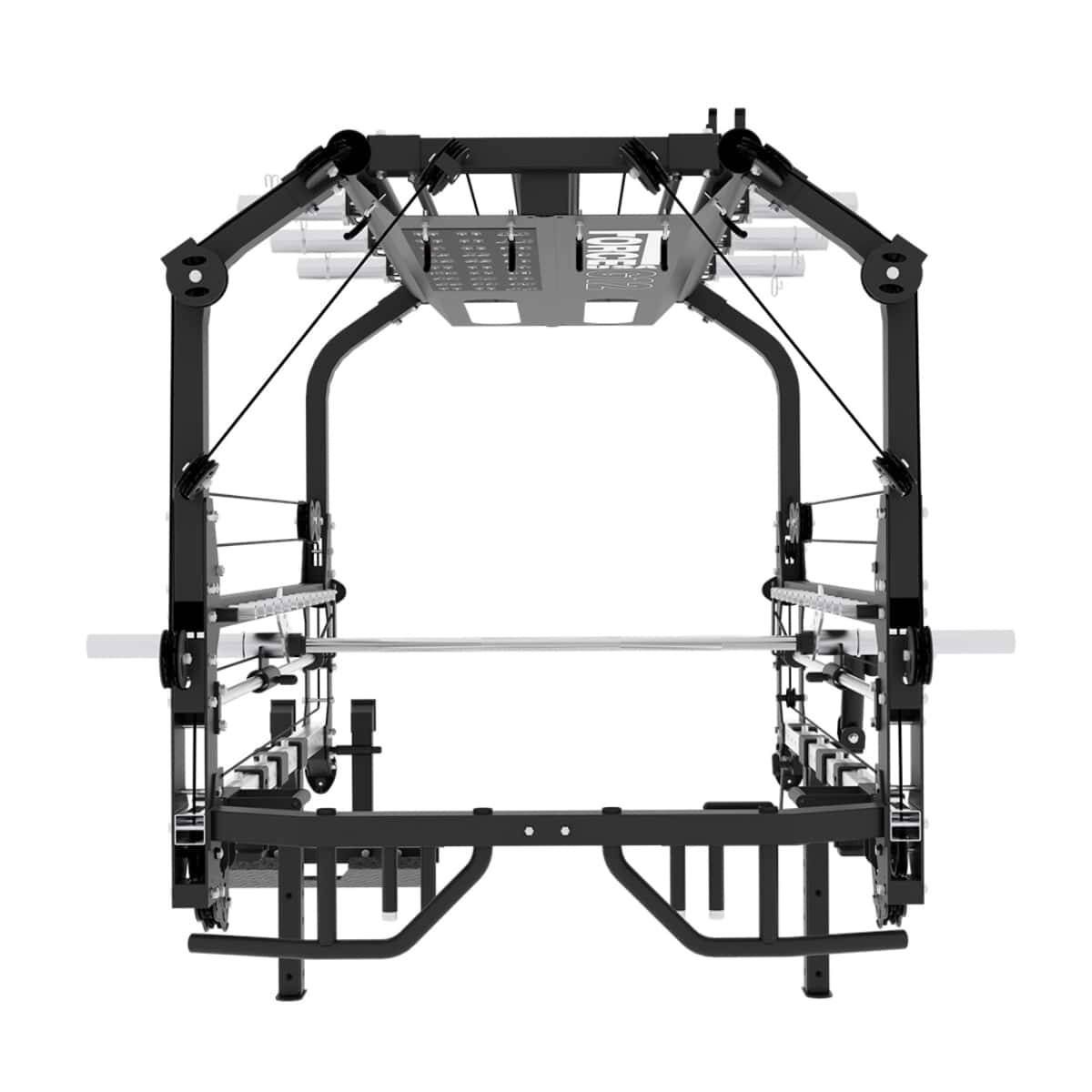 G12™ V2 All-In-One Trainer - Double Poulie (2 x 100 kg), Machine Smith, Rack et Presse pour les Jambes