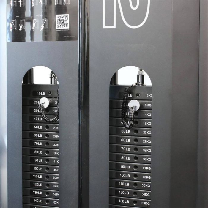 G12™ V2 All-In-One Trainer - Double Poulie (2 x 100 kg), Machine Smith, Rack et Presse pour les Jambes