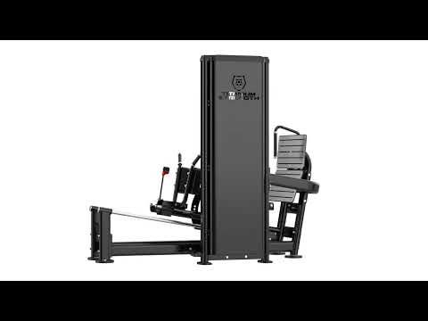 Dual Presse à Jambes Horizontale / Squat Hack