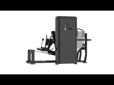 Sélectorisée Dual Presse à Jambes Horizontale / Squat Hack
