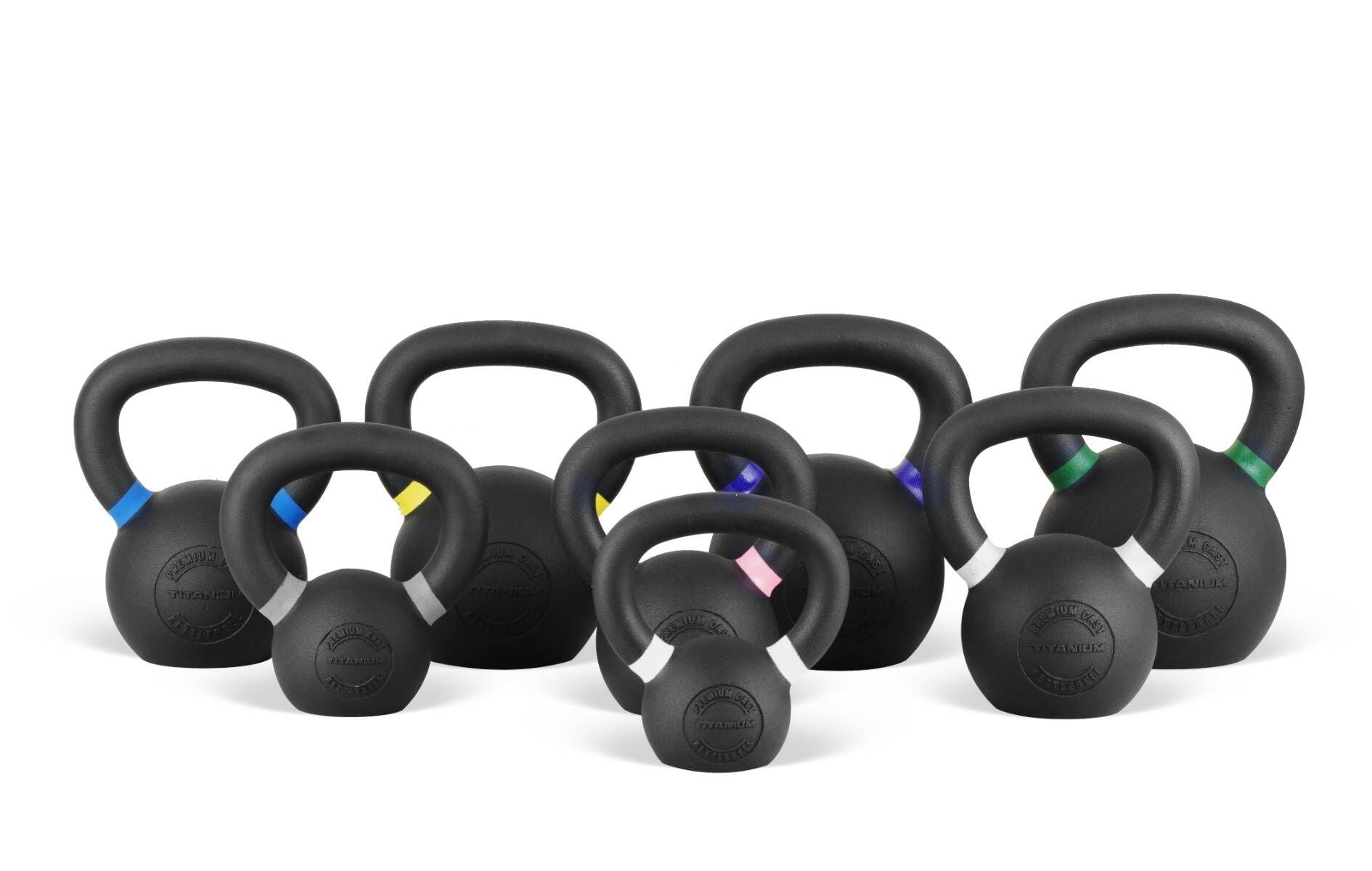 Set Kettlebells 4-24KG + Rack