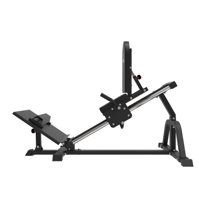 LPC Presse à Jambes Debout, Hack Squat et Élévations des Mollets - 3 en 1