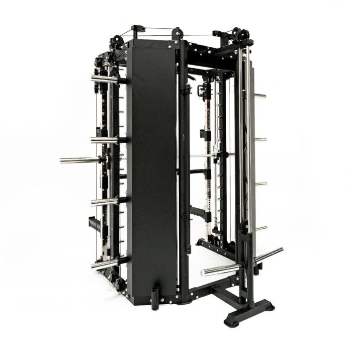 G10® All-In-One Trainer - Machine Smith, Rack + Double Poulie (Rapport de câble 2:1 et 4:1) + 900 € d'Accessoires