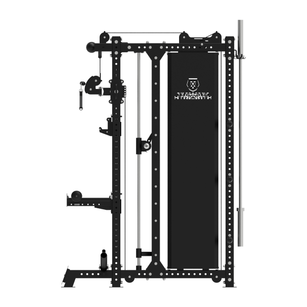Smith Machine Multifonctionnelle B500 PRO - Machine Smith Commerciale à Double Poulie + Rack