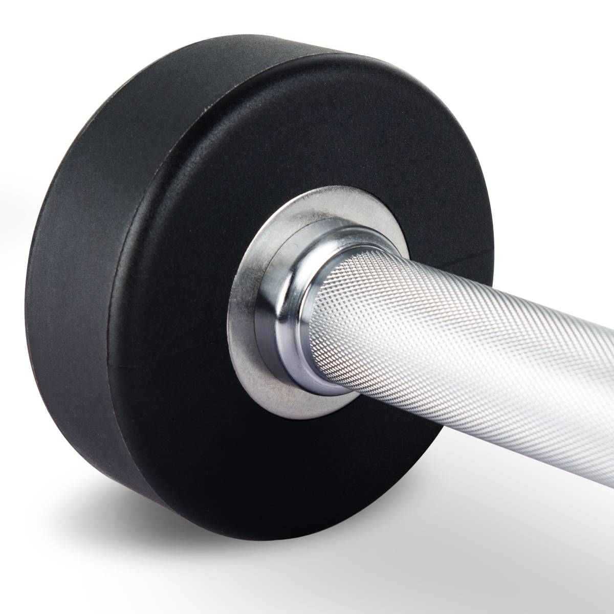 Set de Mancuernas Redondas Pro PU 2,5–25 kg + Rack