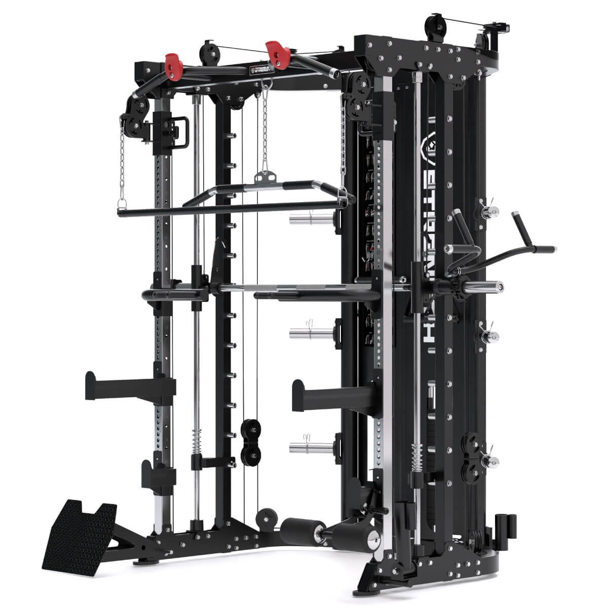 All-in-One Trainer – Double Poulie (2x90 kg), Smith Machine et Power Rack R200 - Default
