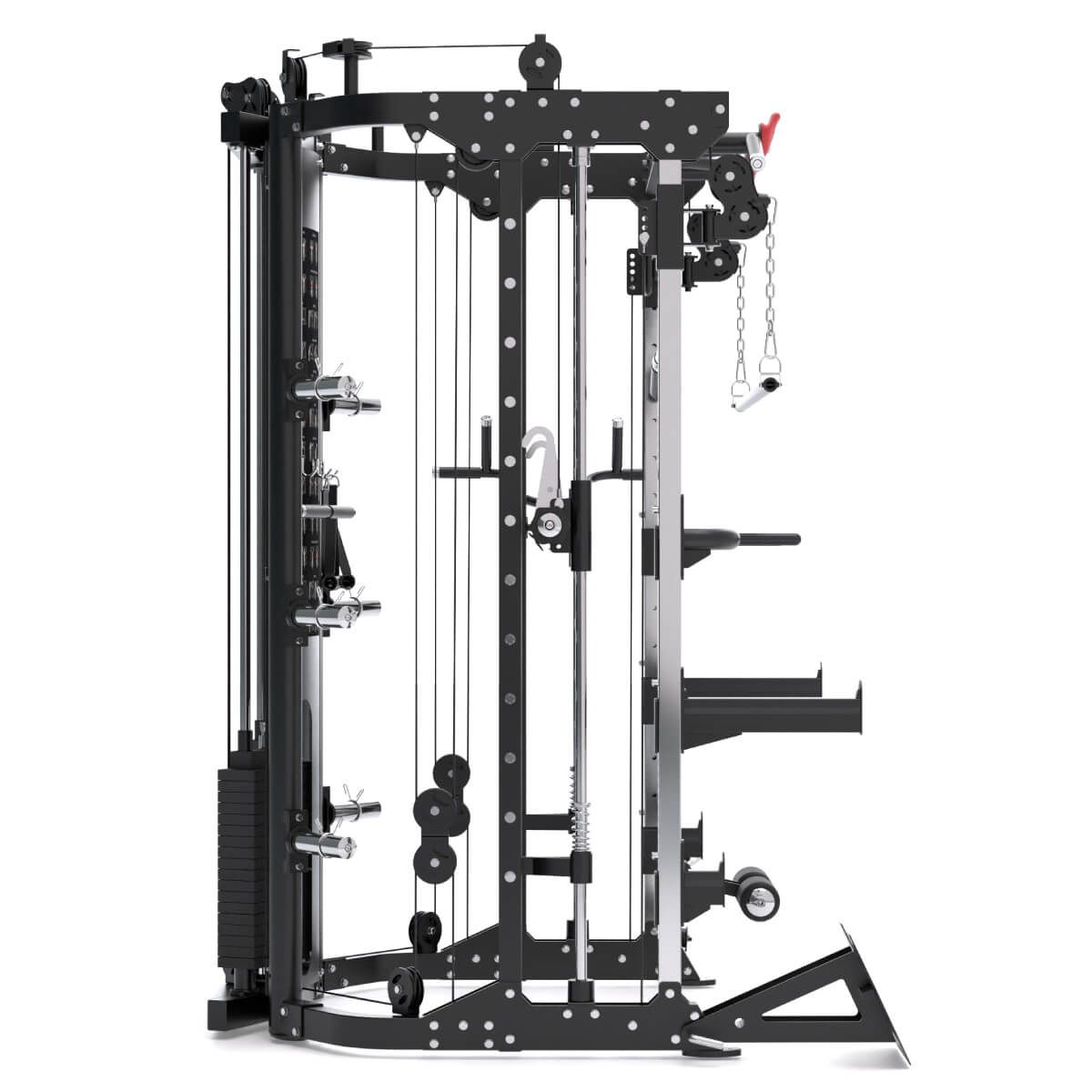 All-in-One Trainer – Double Poulie (2x90 kg), Smith Machine et Power Rack R200 - Default