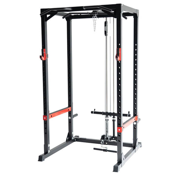 Cage squat combo poulie