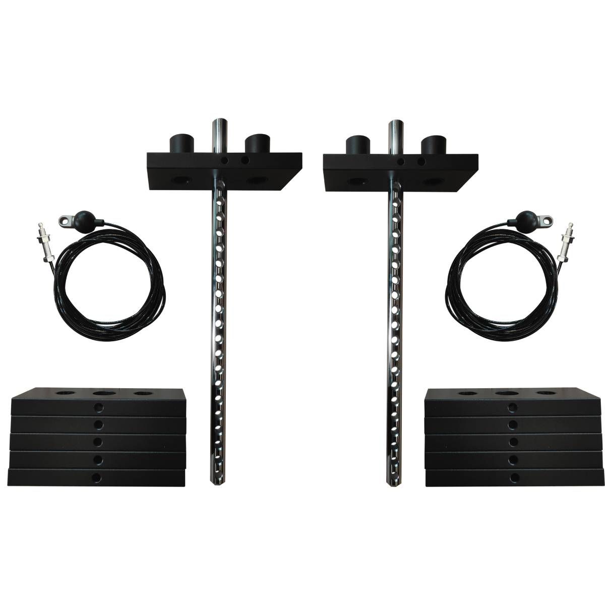Plaques Supplémentaires pour TAP Double Poulie Ajustable (2 x 22,5 kg)