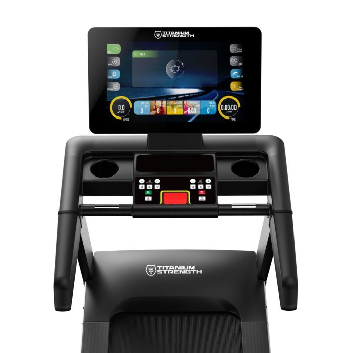 TAPIS DE COURSE PROFESSIONNEL 22 KM/H AVEC ÉCRAN TACTILE DE 27”